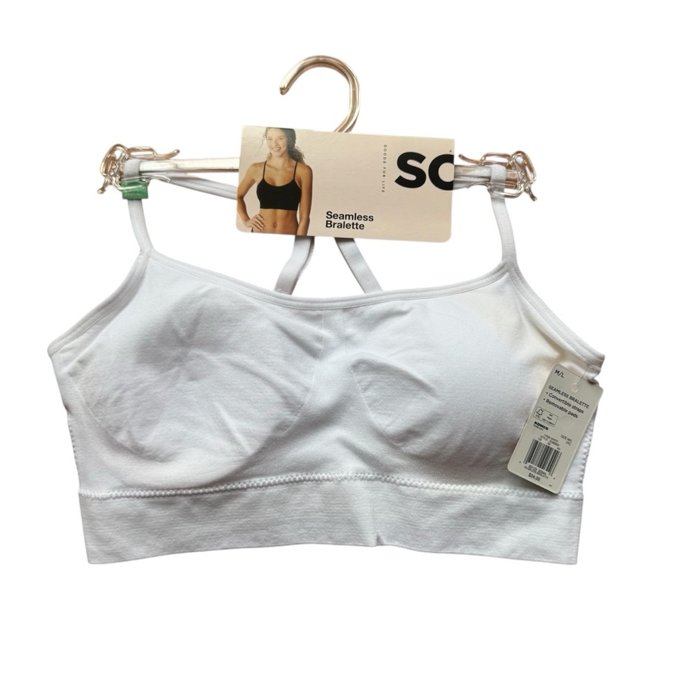 SO white bralette